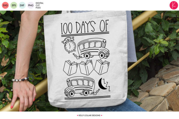 100 Days of Daily School Routine: A Versatile Embroidery Design