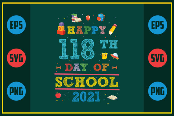Celebrating 118 Days of School with Embroidery