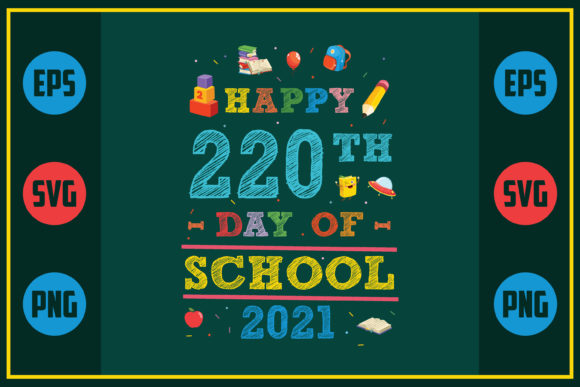 Celebrating 220 Days: A Unique Embroidery Design