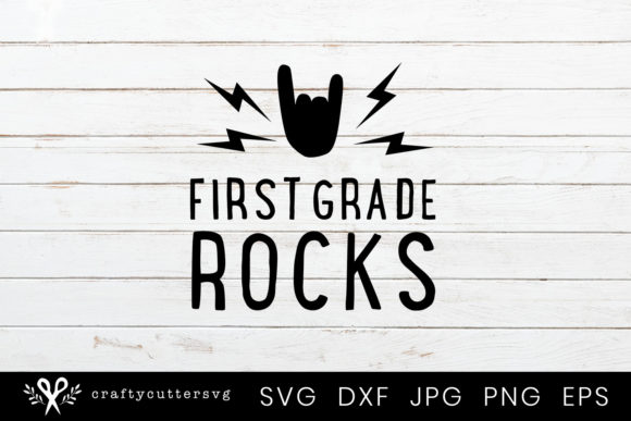 First Grade Rocks - Perfect for School Shirts