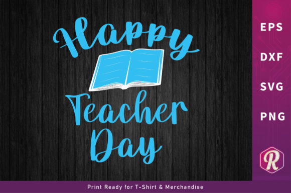 Happy Teacher Day T-shirt Embroidery Design