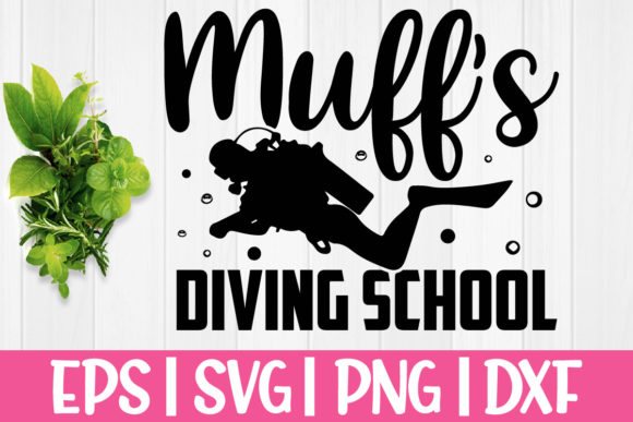 Muff's Diving School: A Dive into Embroidery
