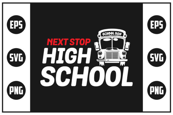Next Stop High School: A Fresh Embroidery Design