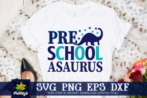 Pre School Asaurus: A Charming Addition for Embroidery Projects