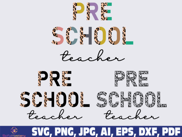 Preschool Teacher Half Leopard: A Fun and Versatile Design