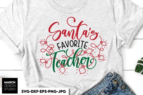 Santas Favorite Teacher Christmas Tree
