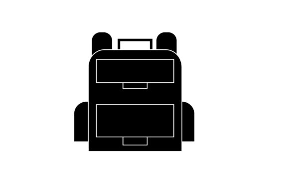 School Solid Icon-39: A Versatile Design for Embroidery