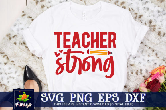 Teacher Strong: A Bold Embroidery Design for Educators