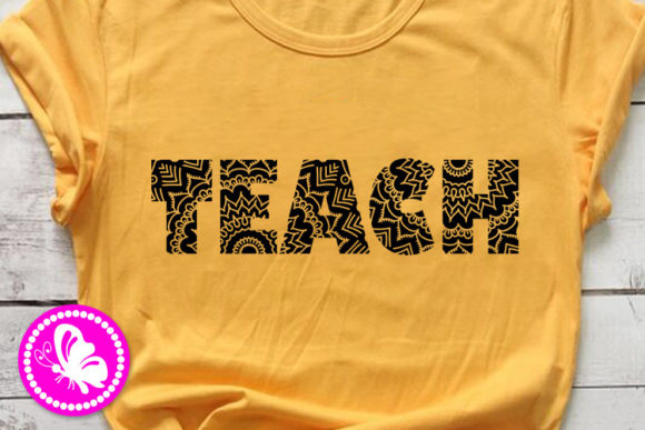 Zentangle Art Teach Sign: A Gift for Teachers
